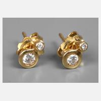 Paar Ohrringe mit Brillanten111