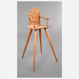 Bäuerlicher Kinderstuhl