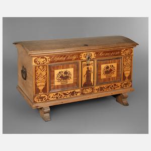 Hochzeitstruhe Biedermeier