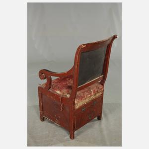 Nachtstuhl Biedermeier