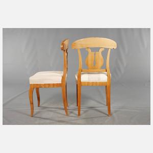 Paar Biedermeierstühle