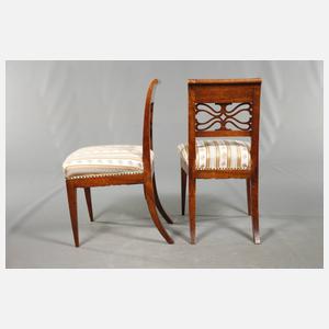 Paar Stühle Biedermeier