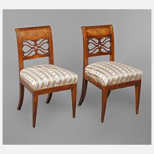 Paar Stühle Biedermeier
