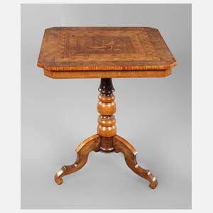 Beistelltisch mit Intarsien