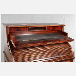 Rollbüro mit Stehpultfunktion Louis Philippe