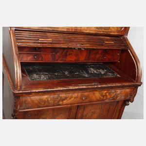 Rollbüro mit Stehpultfunktion Louis Philippe