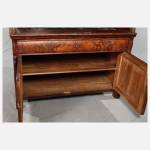 Rollbüro mit Stehpultfunktion Louis Philippe