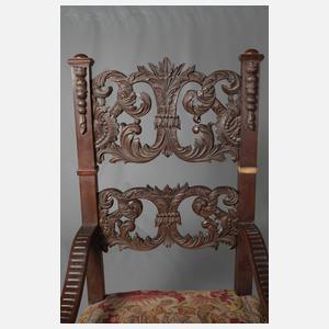 Paar Armlehnsessel Neobarock