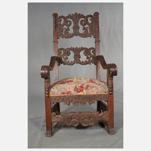 Paar Armlehnsessel Neobarock