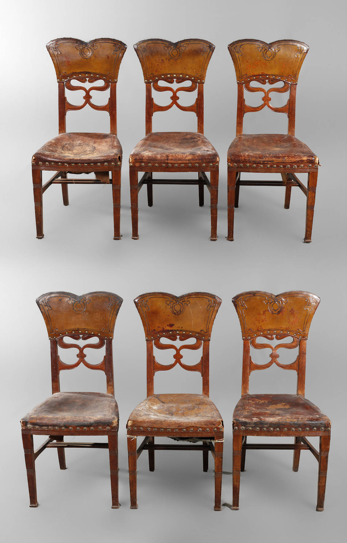 Sechs Stühle Jugendstil