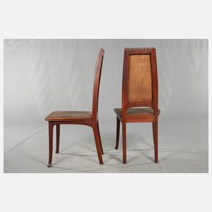Zwei Stühle École de Nancy