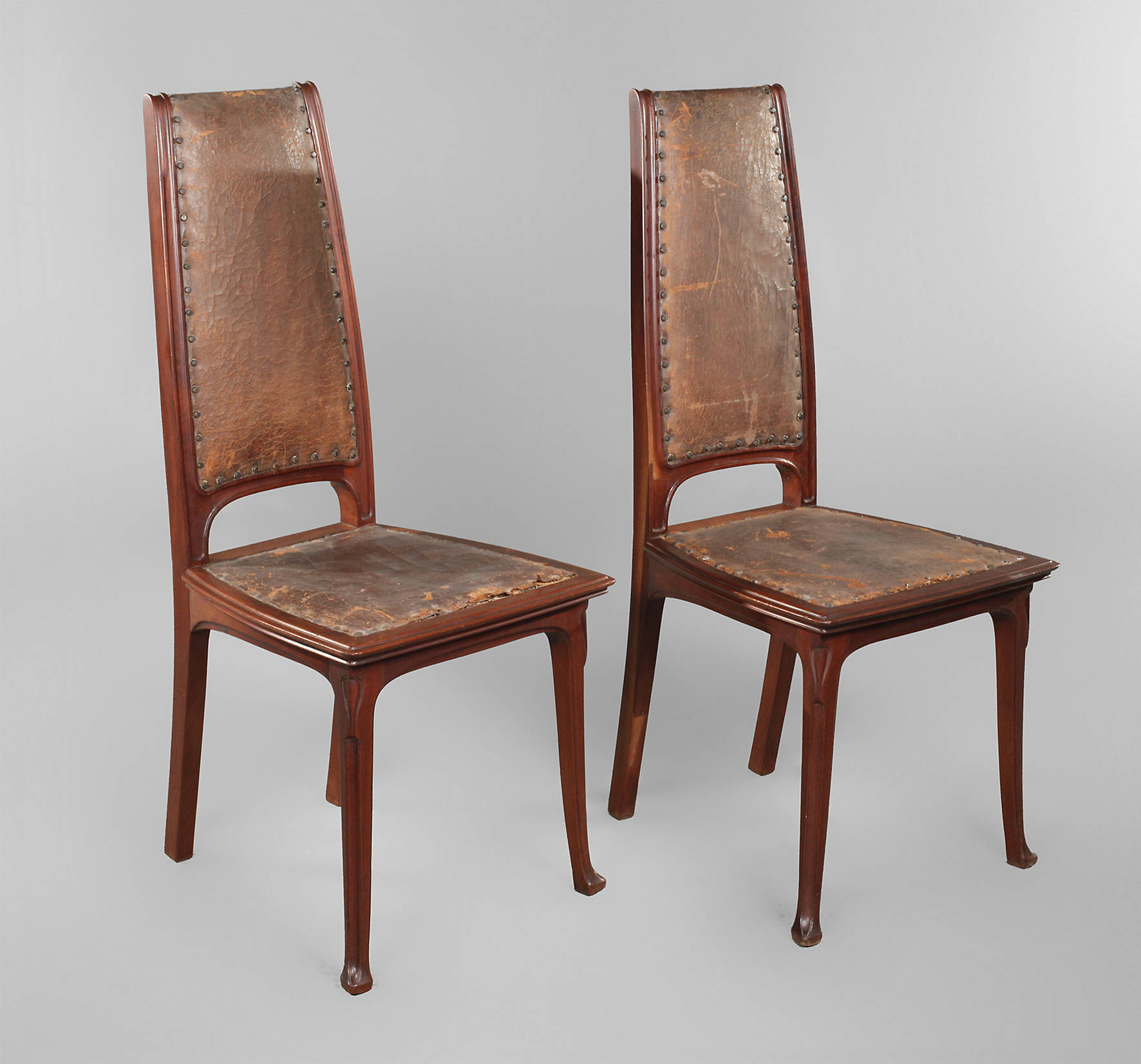 Zwei Stühle École de Nancy