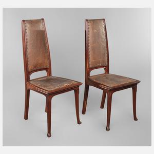 Zwei Stühle École de Nancy