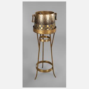 Pflanzkübel mit Säule