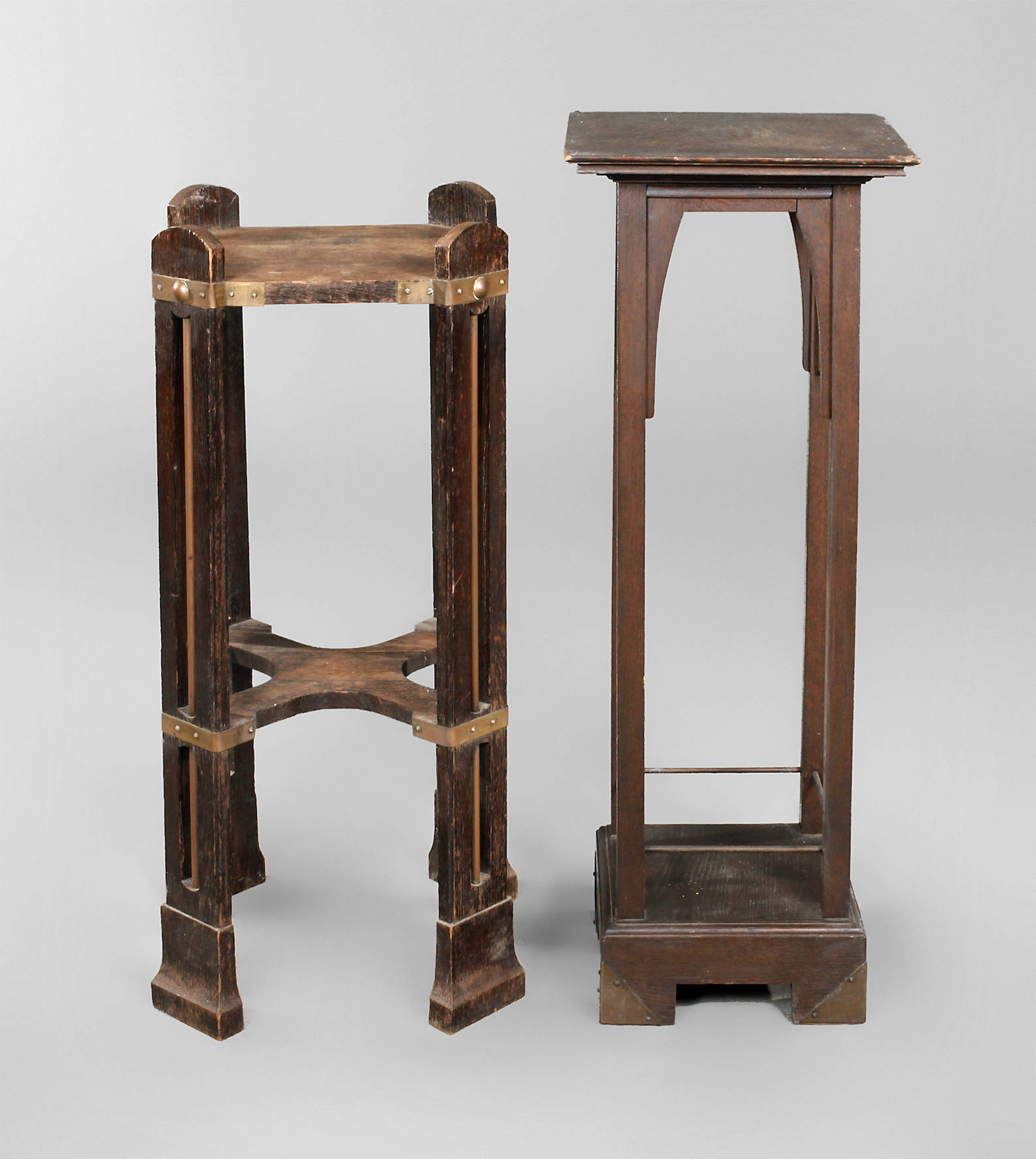 Zwei Blumenhocker Jugendstil