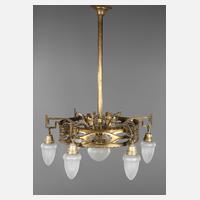 Große Deckenlampe Jugendstil111