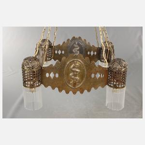 Große Deckenlampe Jugendstil