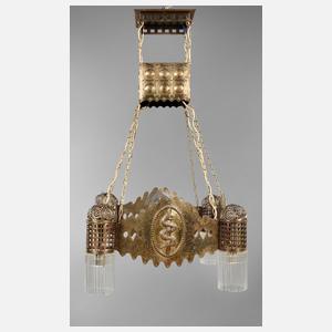 Große Deckenlampe Jugendstil