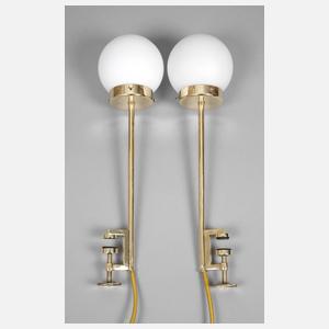 Paar Schreibtischleuchten