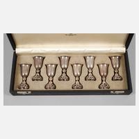 Georg Jensen acht Likörbecher111
