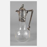 Karaffe mit Silbermontierung111