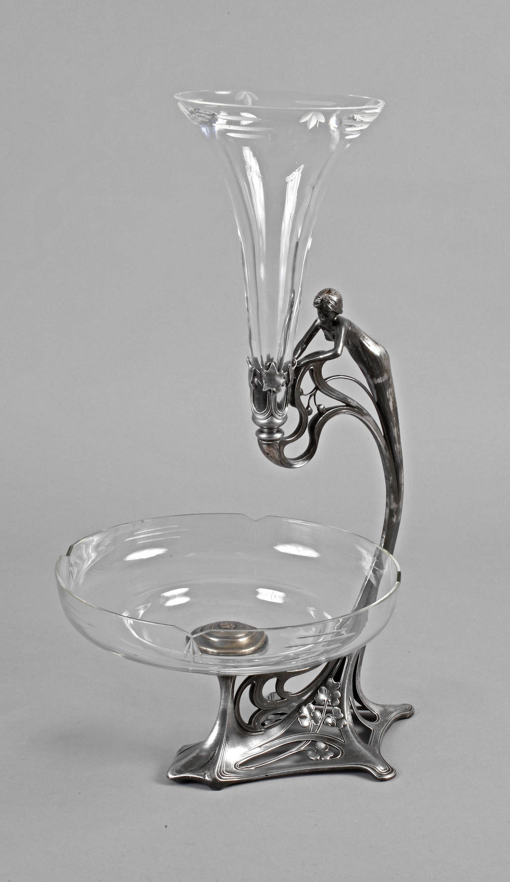 Figürlicher Tafelaufsatz Jugendstil