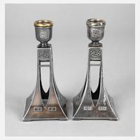 WMF Paar Kerzenleuchter Jugendstil111