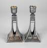 WMF Paar Kerzenleuchter Jugendstil