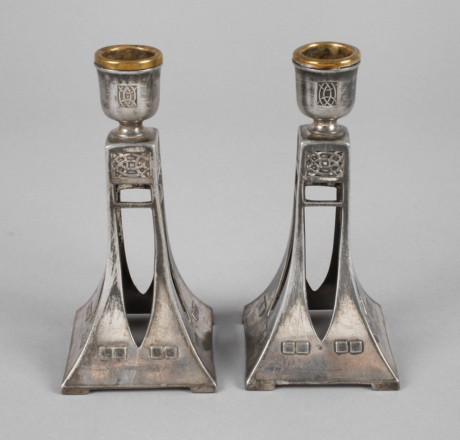 WMF Paar Kerzenleuchter Jugendstil