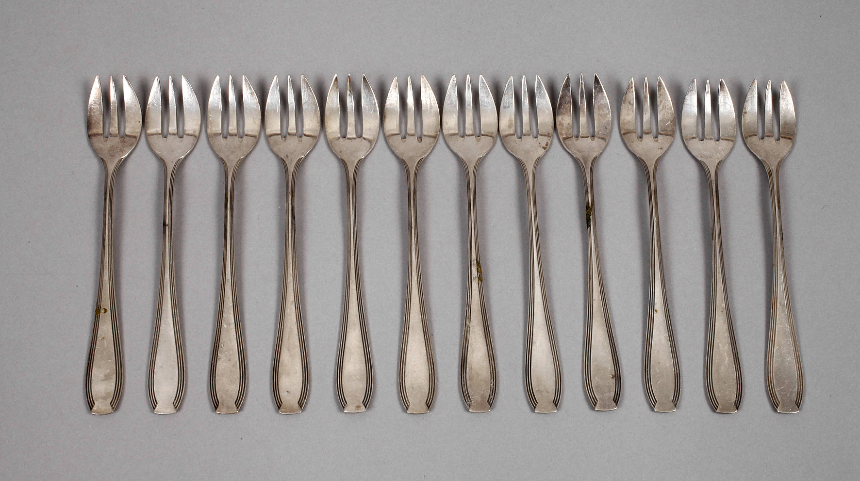 WMF zwölf Austerngabeln