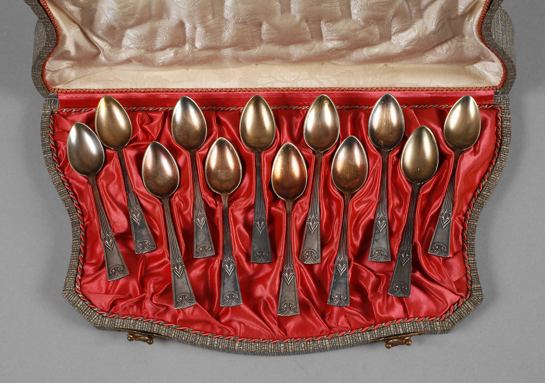 WMF zwölf Mokkalöffel im Etui