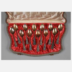 WMF zwölf Mokkalöffel im Etui