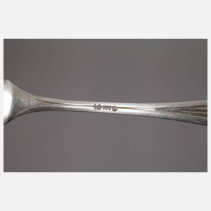 Hans Christiansen Fischbesteck Silber