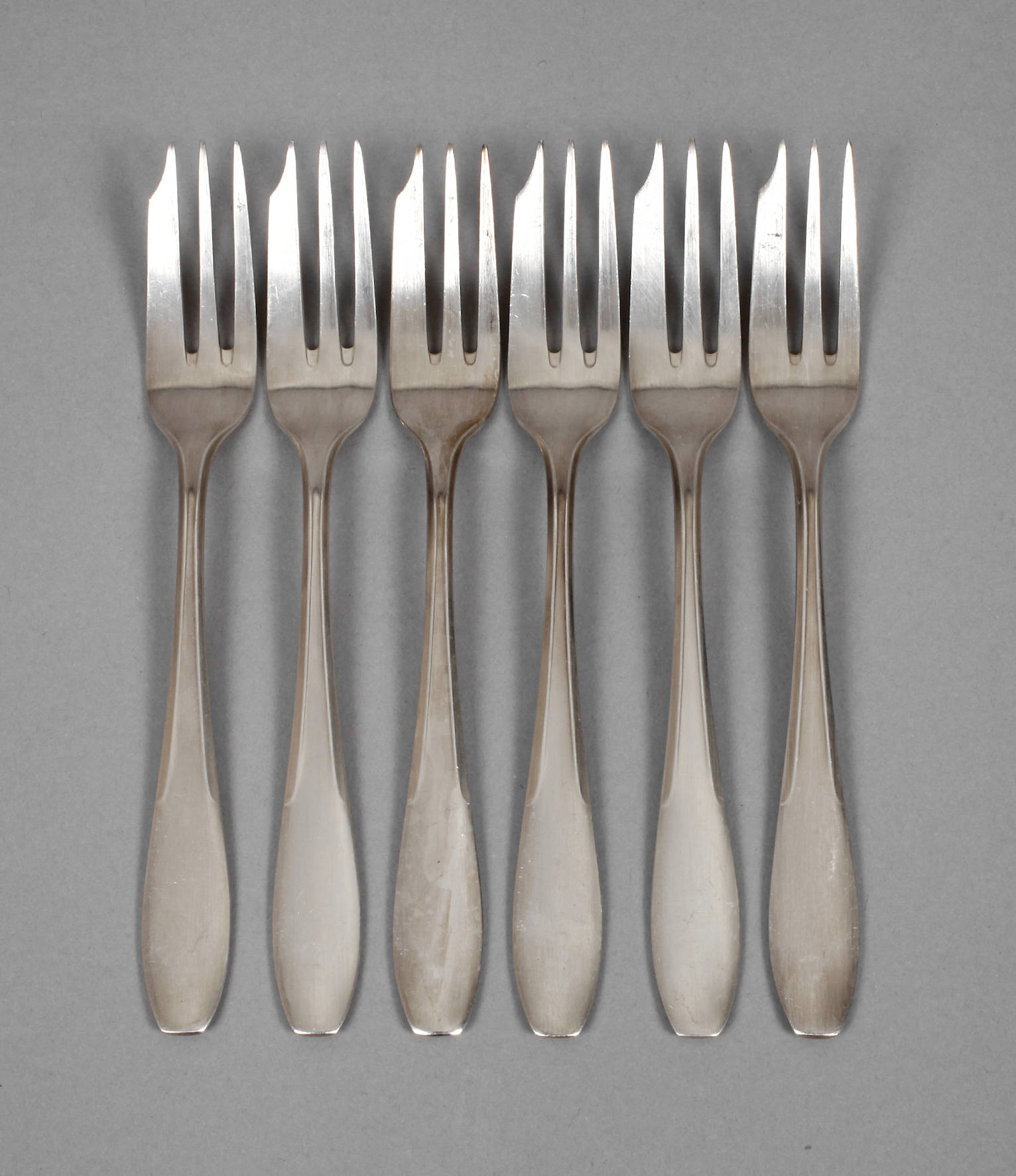 Richard Riemerschmid sechs Kuchengabeln