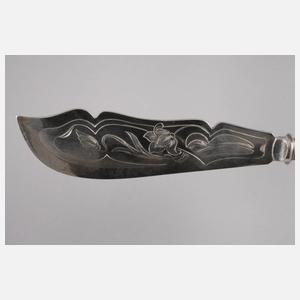 Silber Fischvorlegebesteck Jugendstil