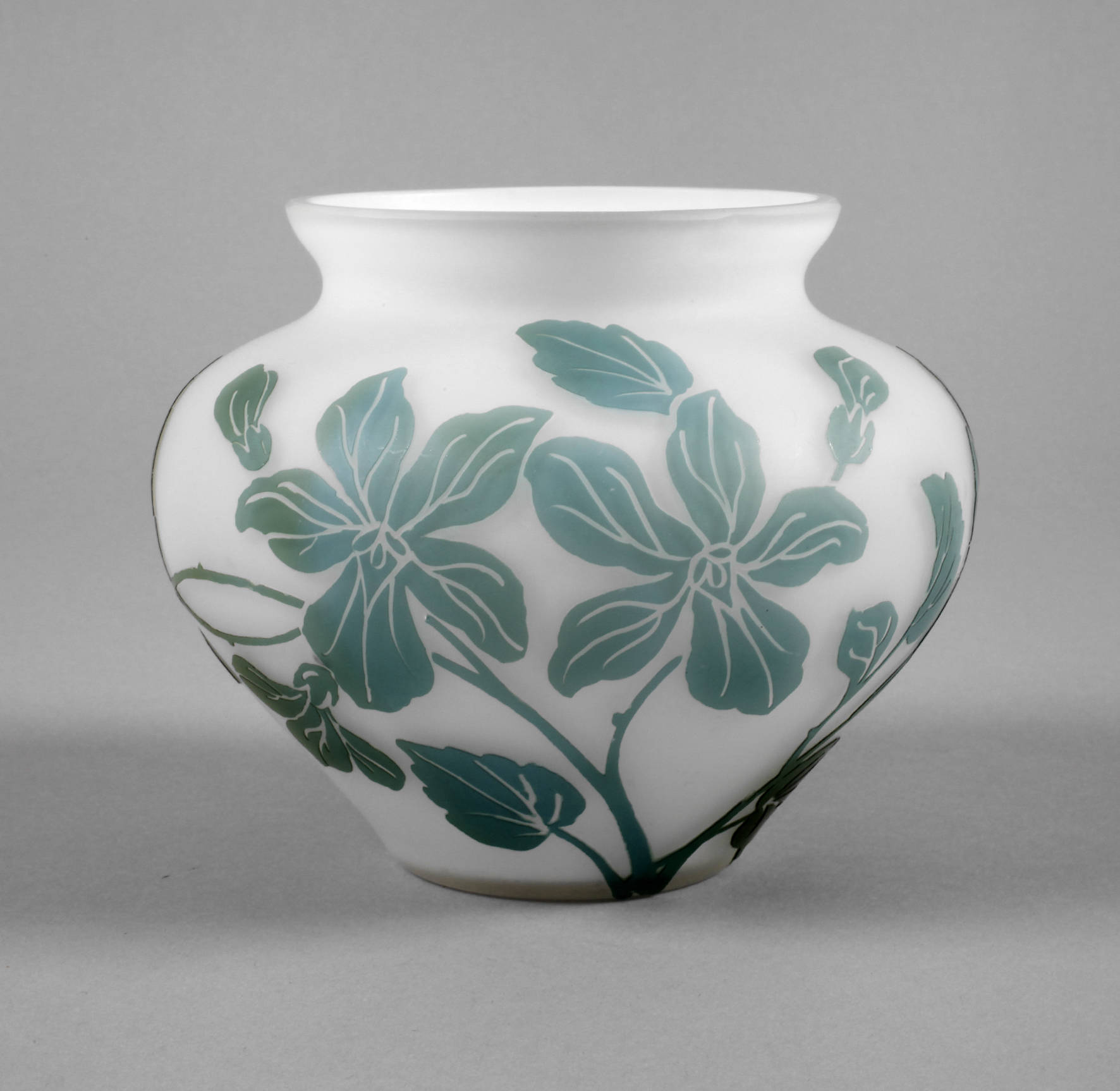 Beckmann & Weis Ätzglasvase