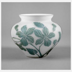 Beckmann & Weis Ätzglasvase