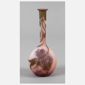 Émile Gallé Ätzglasvase