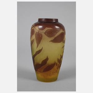 Émile Gallé Ätzglasvase