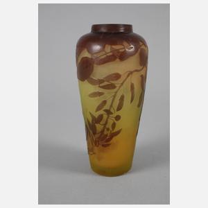 Émile Gallé Ätzglasvase