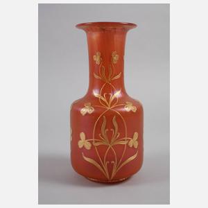 Jugendstilvase mit Reliefgoldmalerei