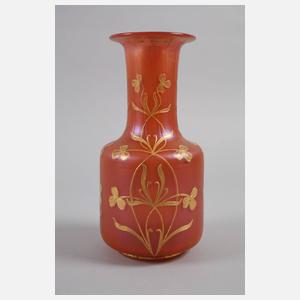 Jugendstilvase mit Reliefgoldmalerei