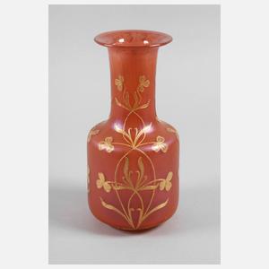 Jugendstilvase mit Reliefgoldmalerei