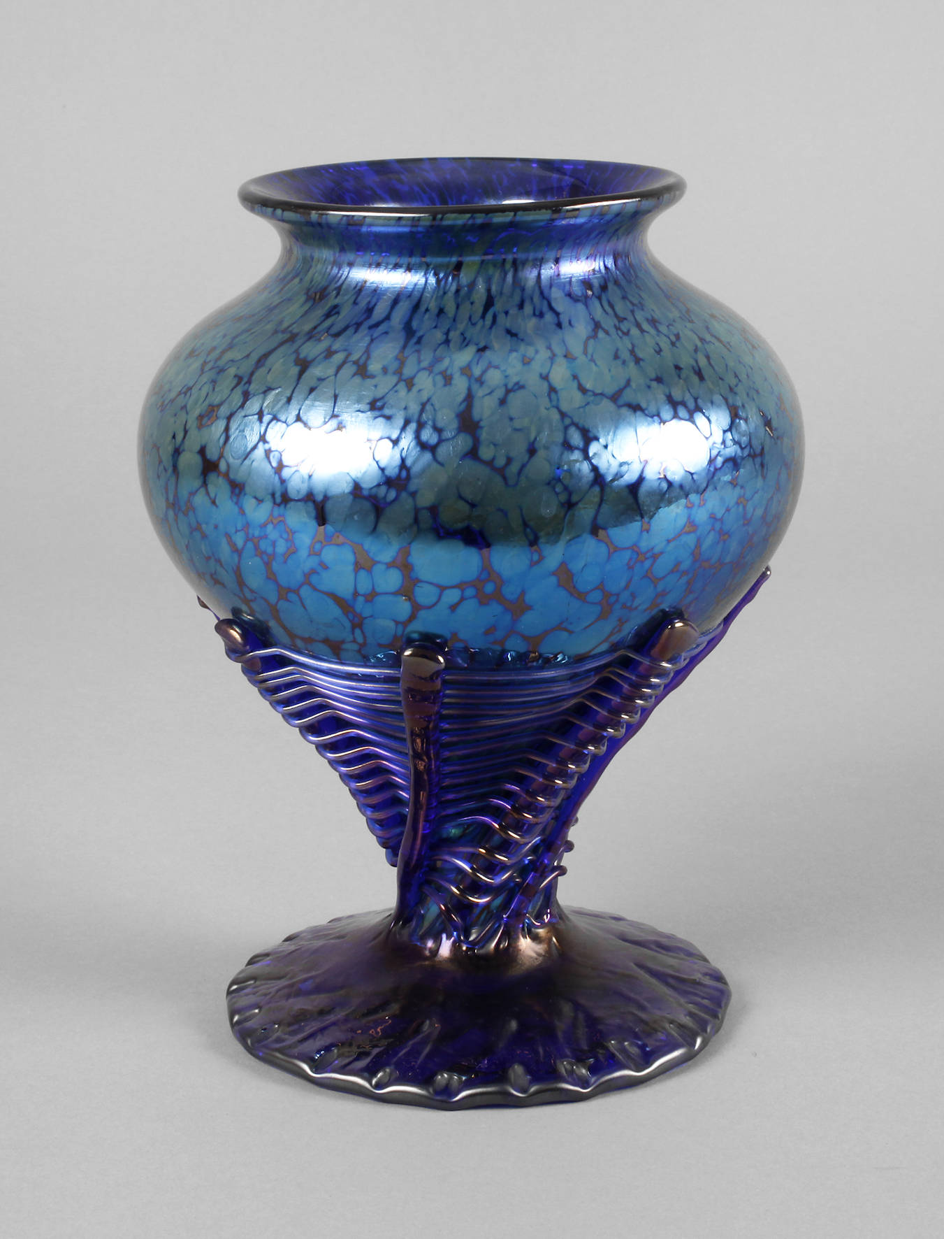 Loetz Wwe. Vase Kobalt Papillon