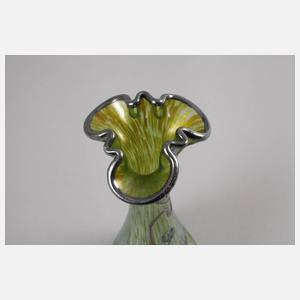 Loetz Wwe. Vase Silberoverlay