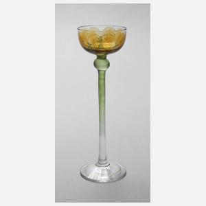 Fritz Heckert Likörglas Jugendstil