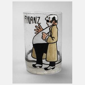 Ludwig Hohlwein Becherglas