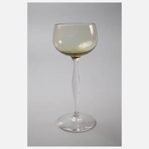 Sieben Jugendstil-Weinrömer