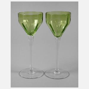 Zwei Jugendstil-Weinrömer