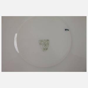 Burgau zwei Platten und sechs Unterteller